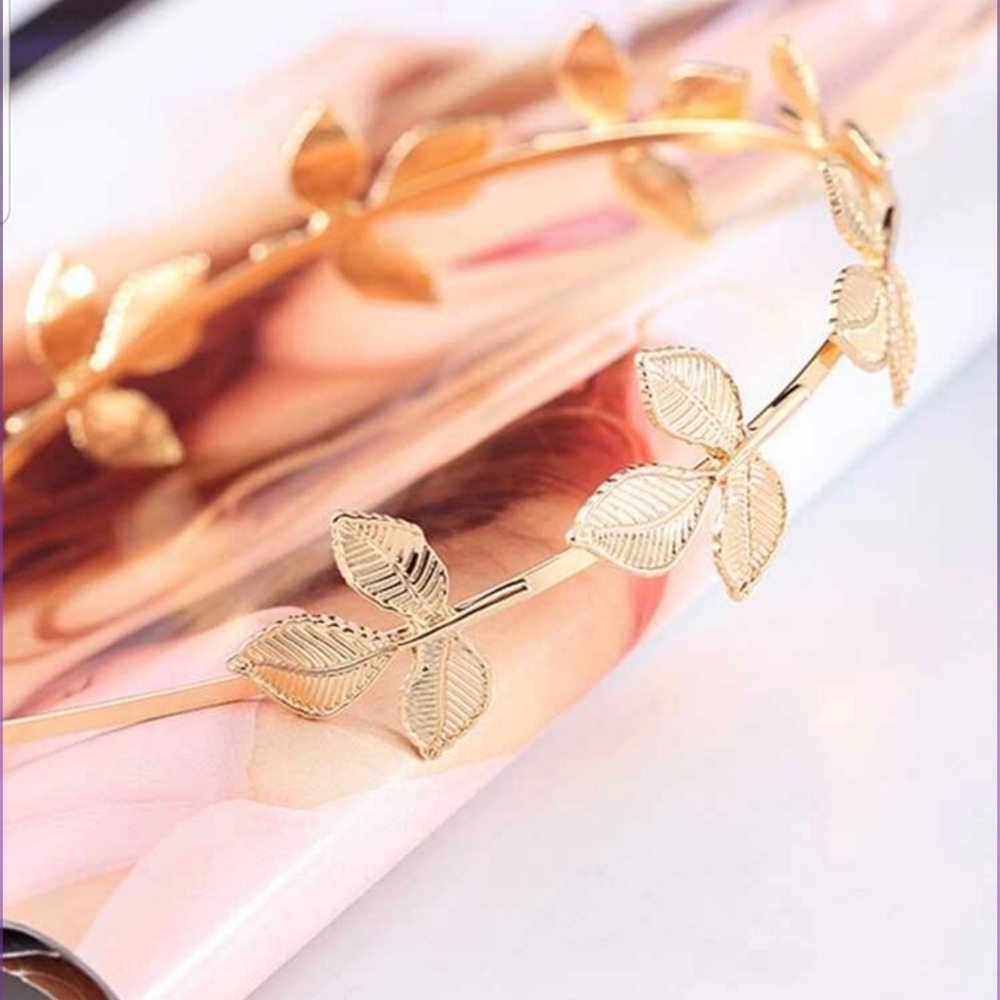 Gold Leaf Headband - Picture 3 of 3